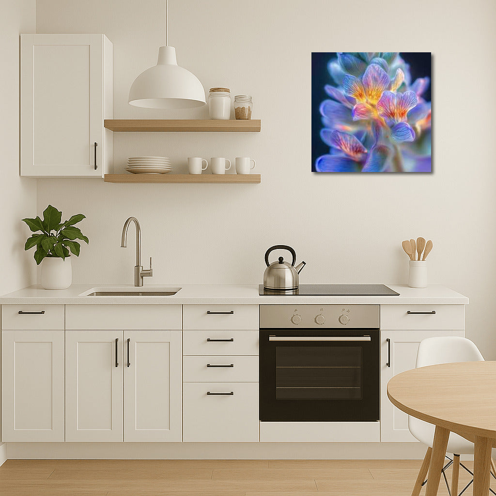 Perfect Iridescent: Iris Flowers in Rainbow Glitter