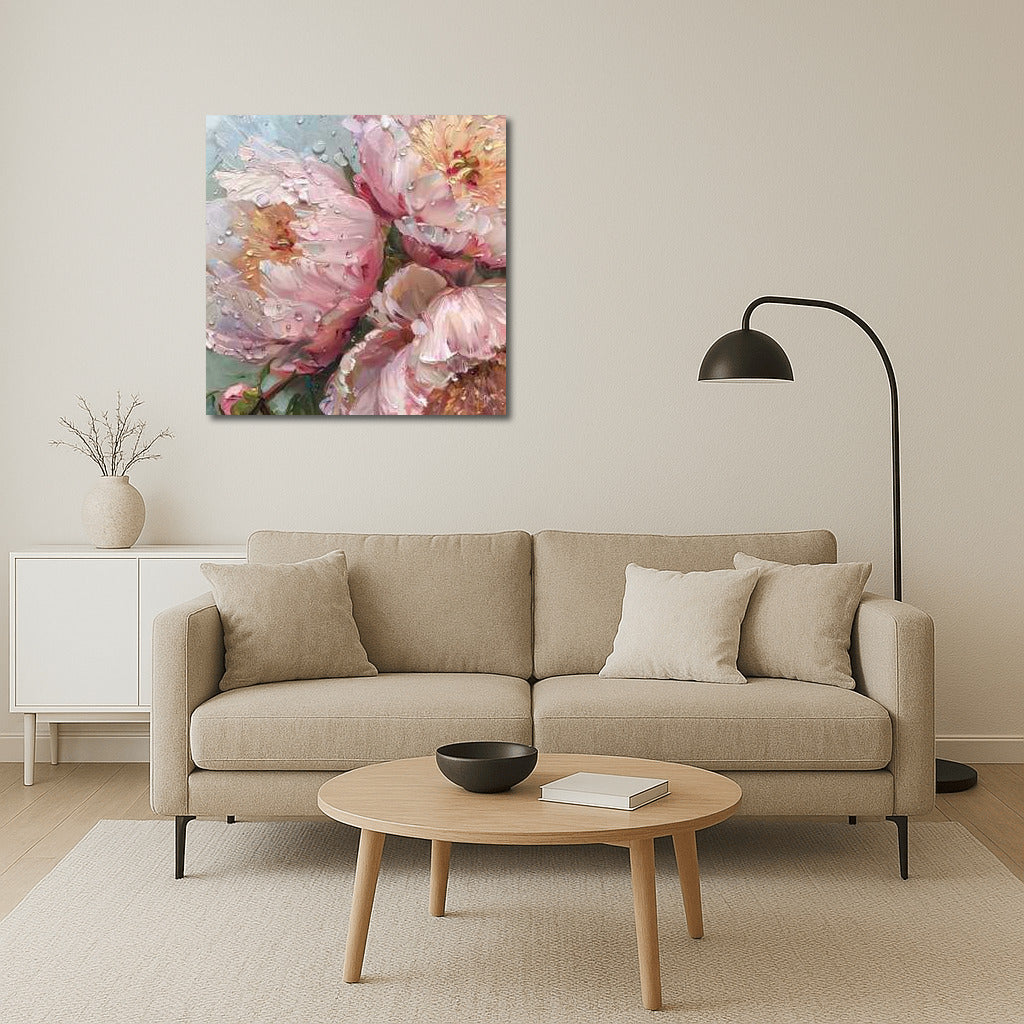 Peonies Sarah Bernhardt: Flower Symphony