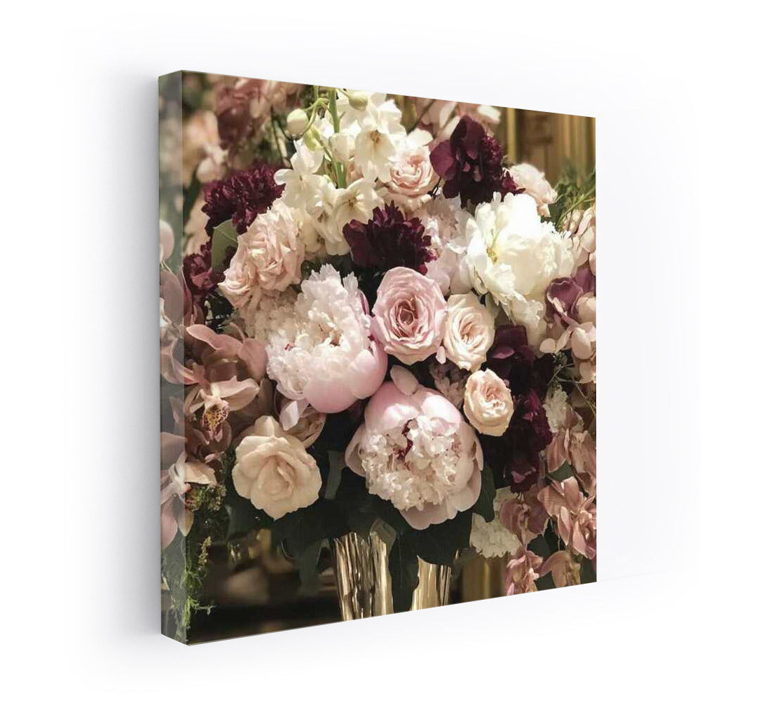 Peonies Charm: Floral Charm in Pink Tones