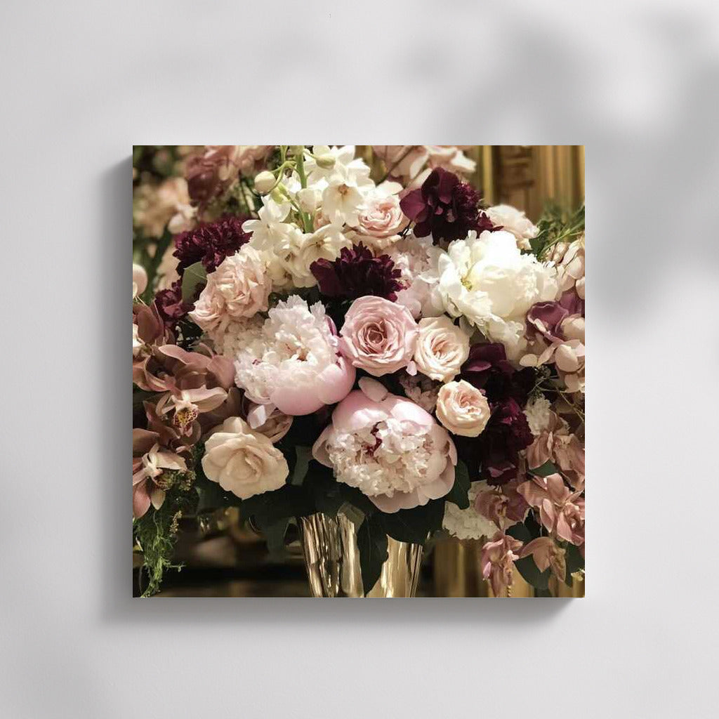 Peonies Charm: Floral Charm in Pink Tones