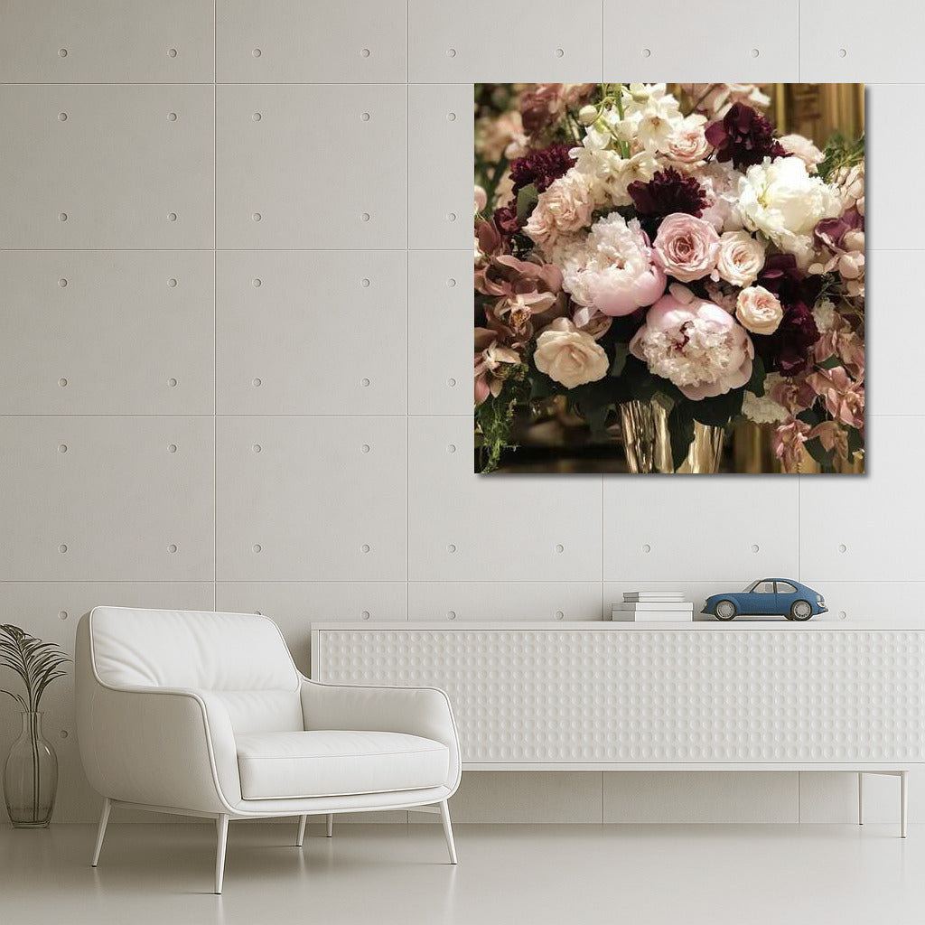 Peonies Charm: Floral Charm in Pink Tones