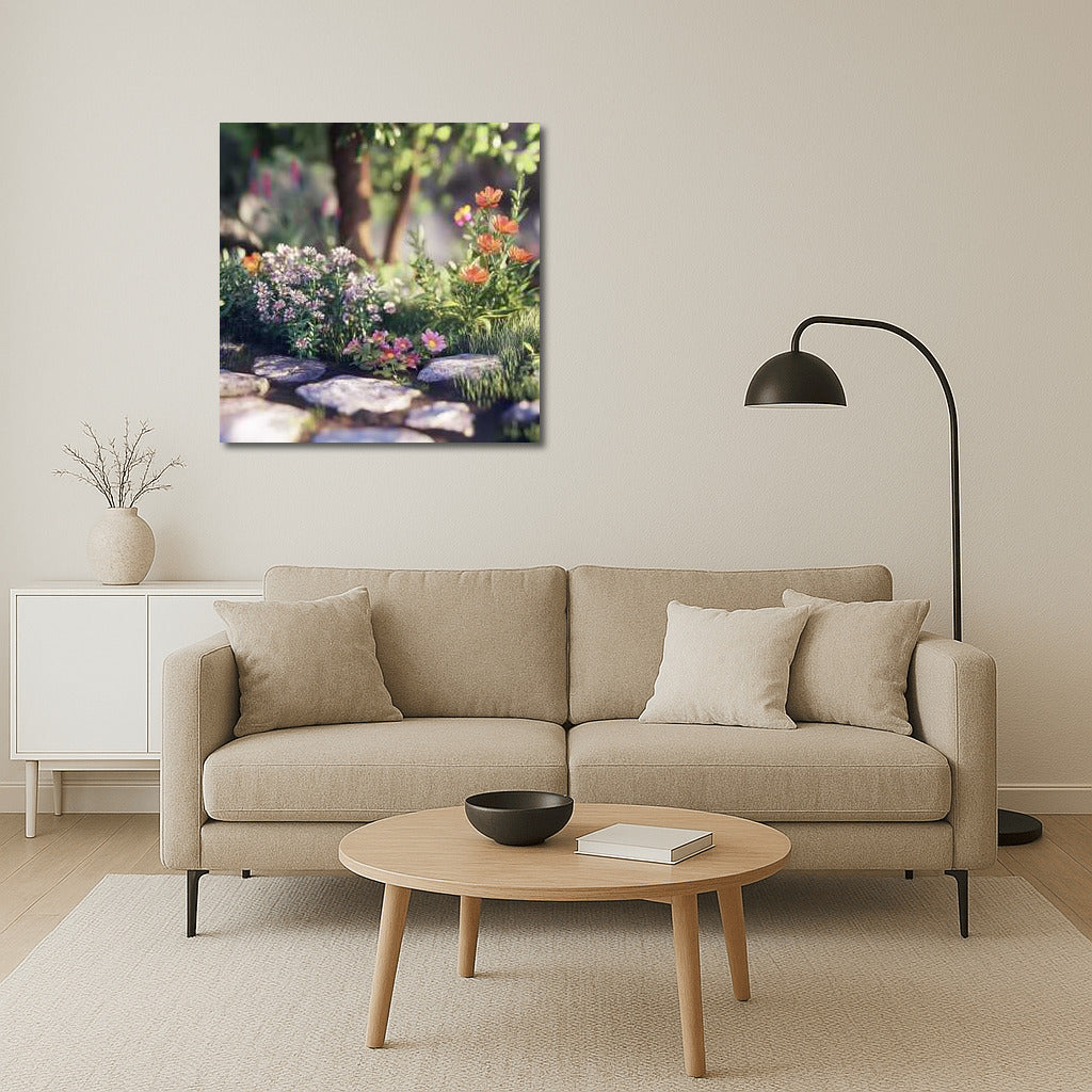 A cozy corner with daisies and cosmos: Small Flower Garden 2