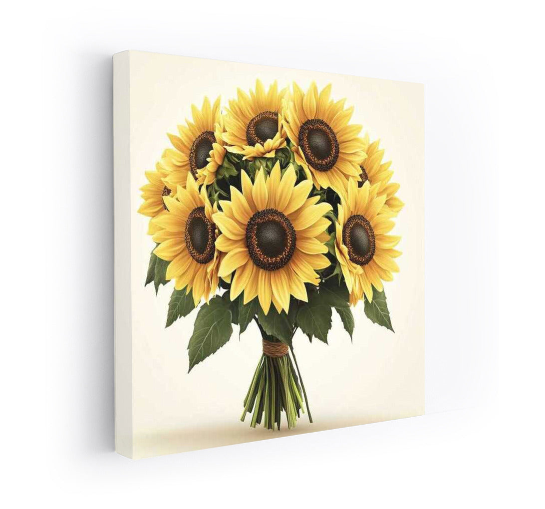 Sunny Helianthus Sunflowers: Floral Symphony for the Interior