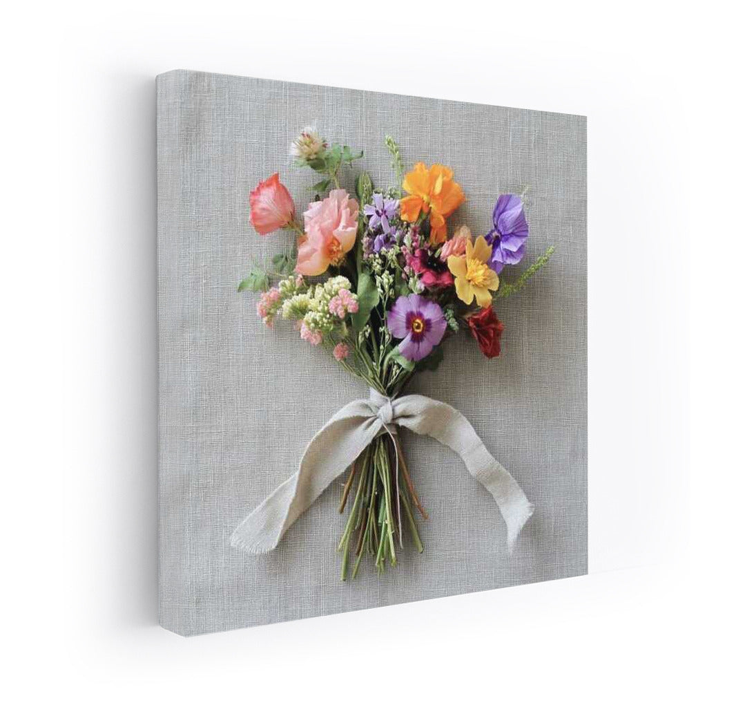 Floral Symphony: Primroses and Poppies in Tiny Bouquet 3