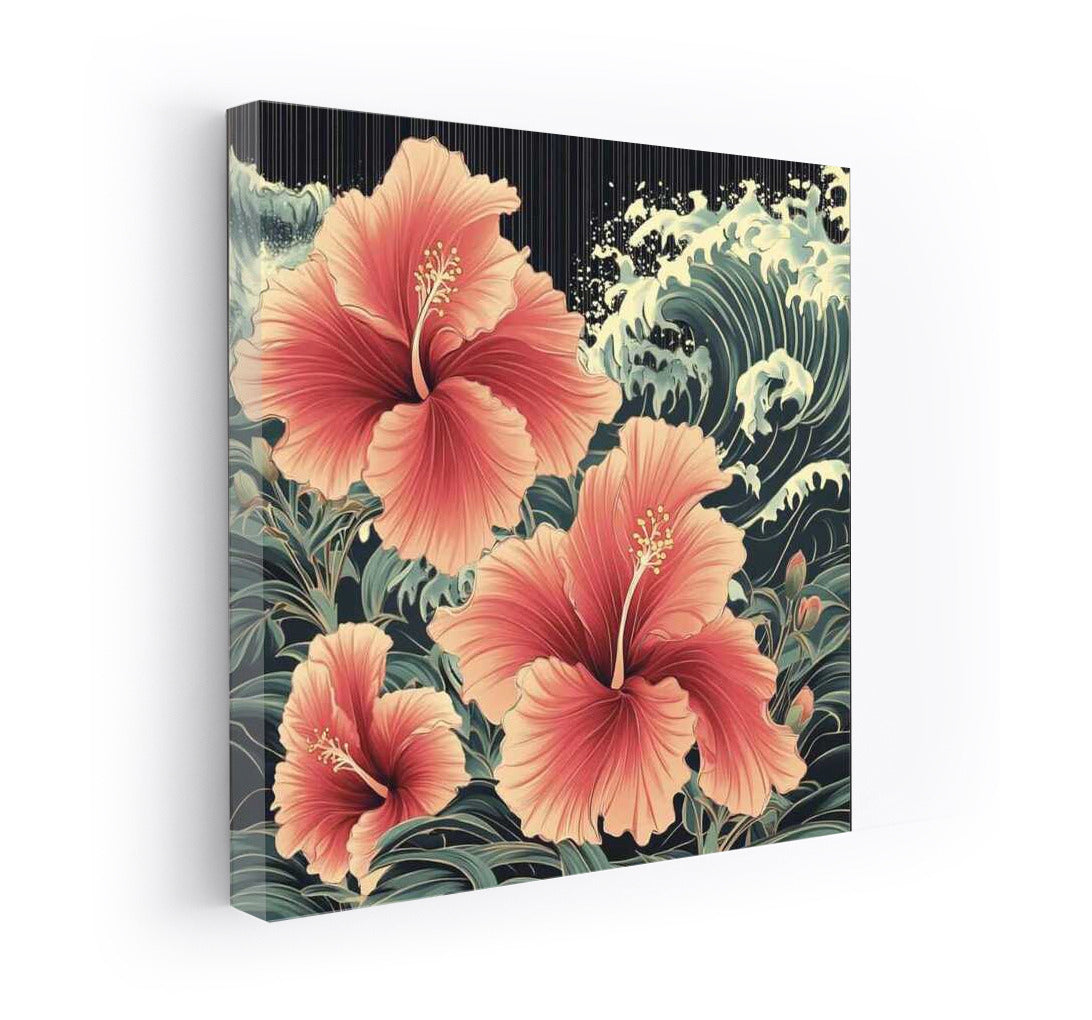 Tropical Paradise: Vibrant Hibiscus Hibiscus rosa-sinensis