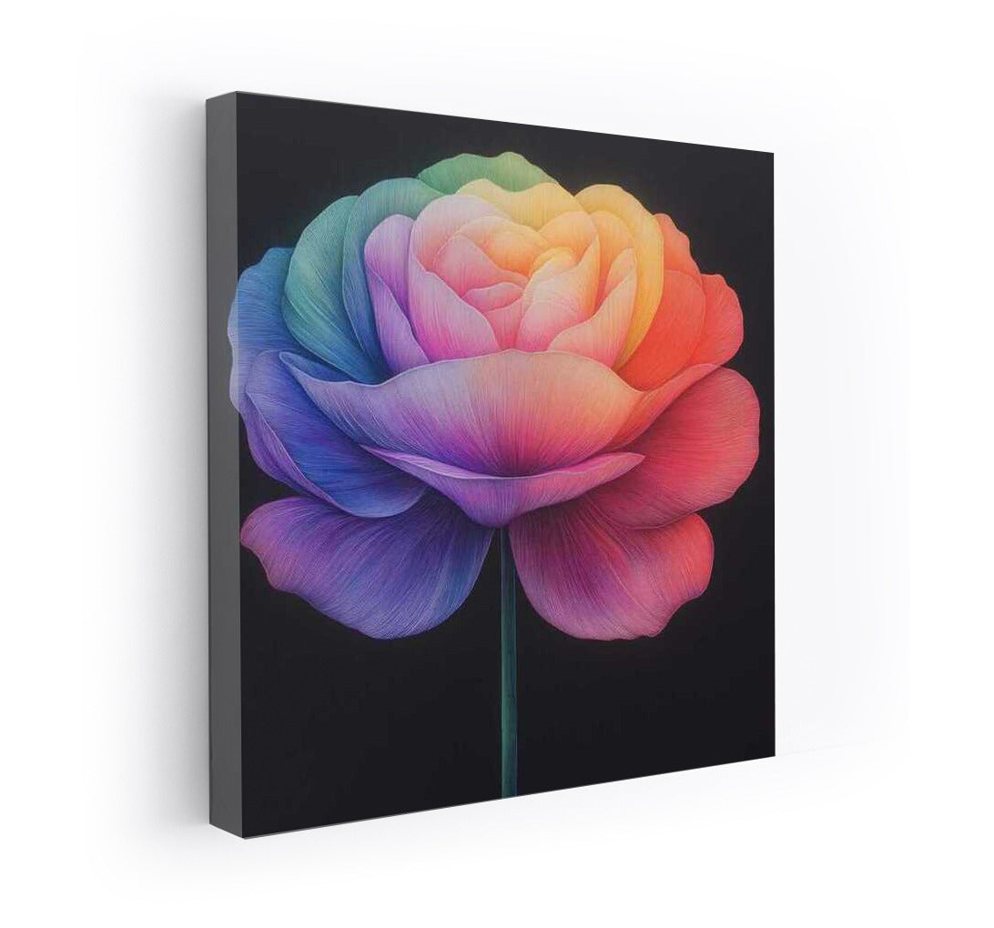 Rainbow Bloom Ranunculus: Symphony of Petals