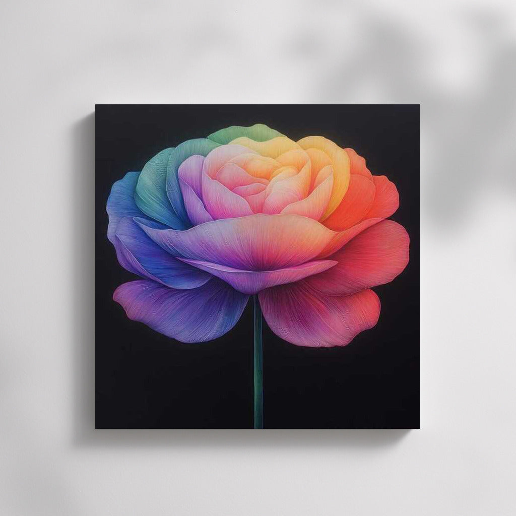 Rainbow Bloom Ranunculus: Symphony of Petals