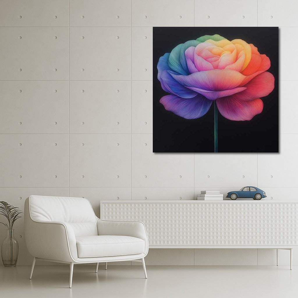 Rainbow Bloom Ranunculus: Symphony of Petals