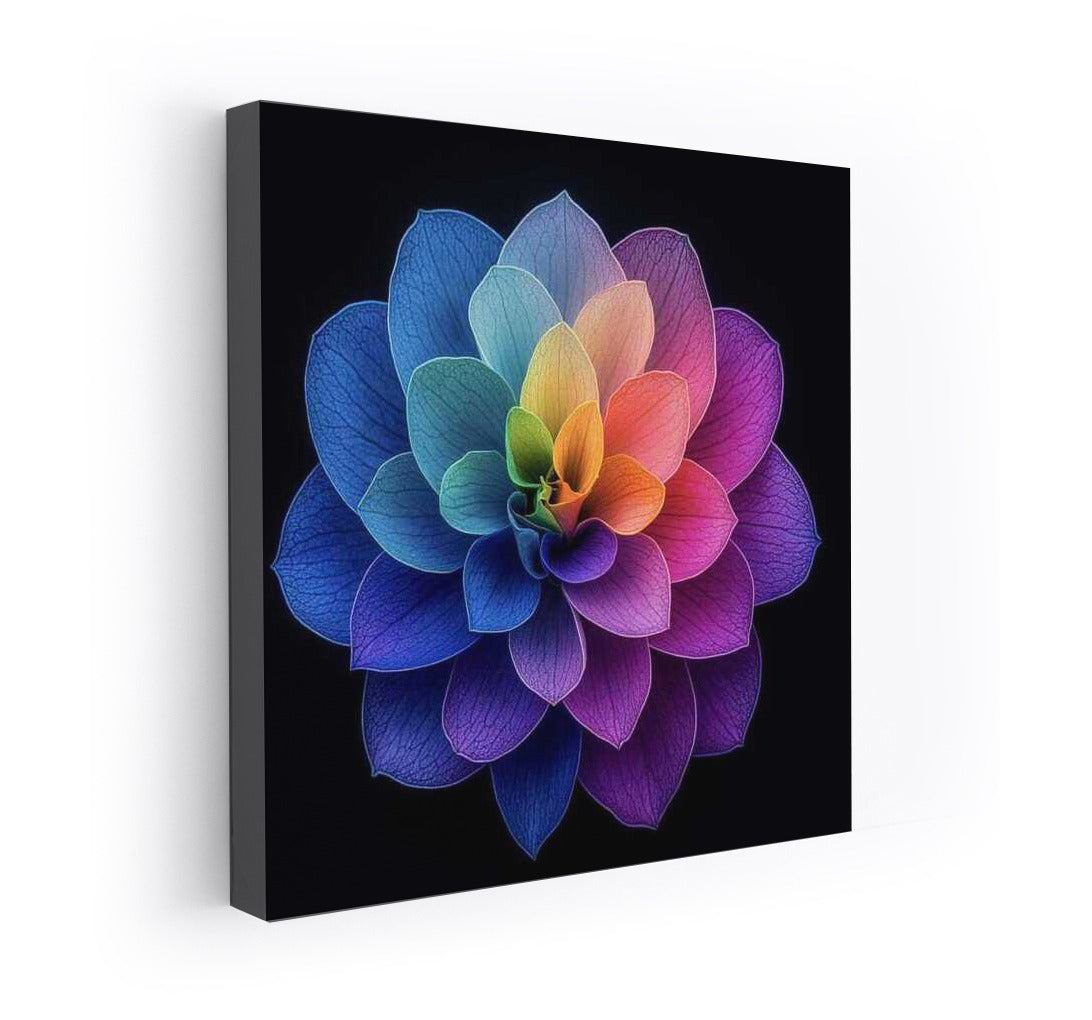 Hydrangea in Blooming Symphony: Rainbow Enlivening of Space