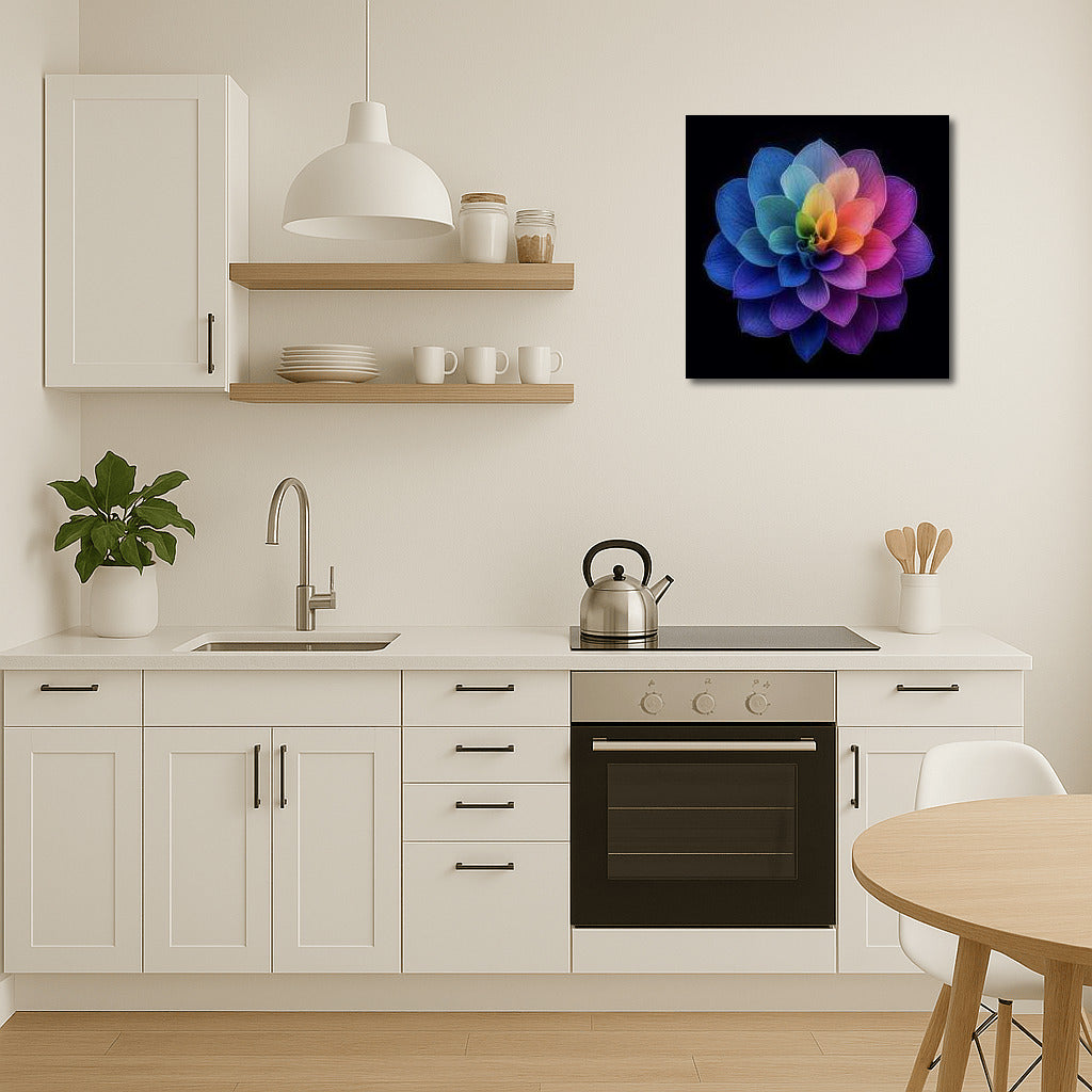 Hydrangea in Blooming Symphony: Rainbow Enlivening of Space