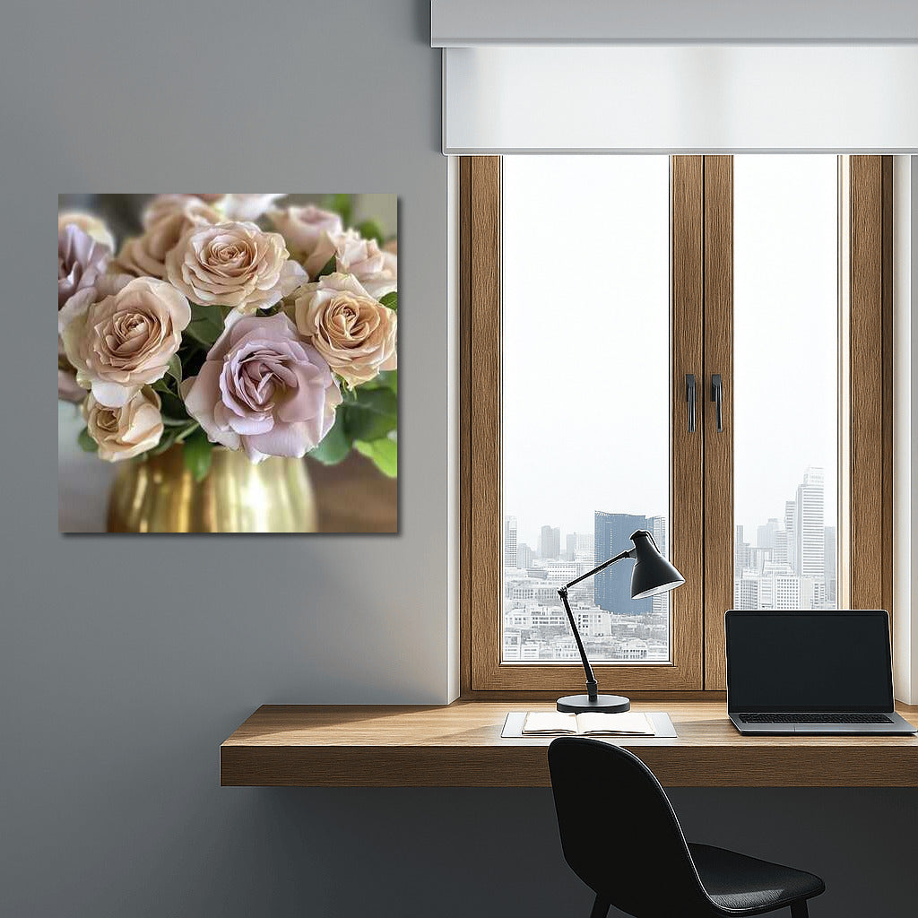 Pastel Rose Bouquet: Exquisite Flowers for Interior