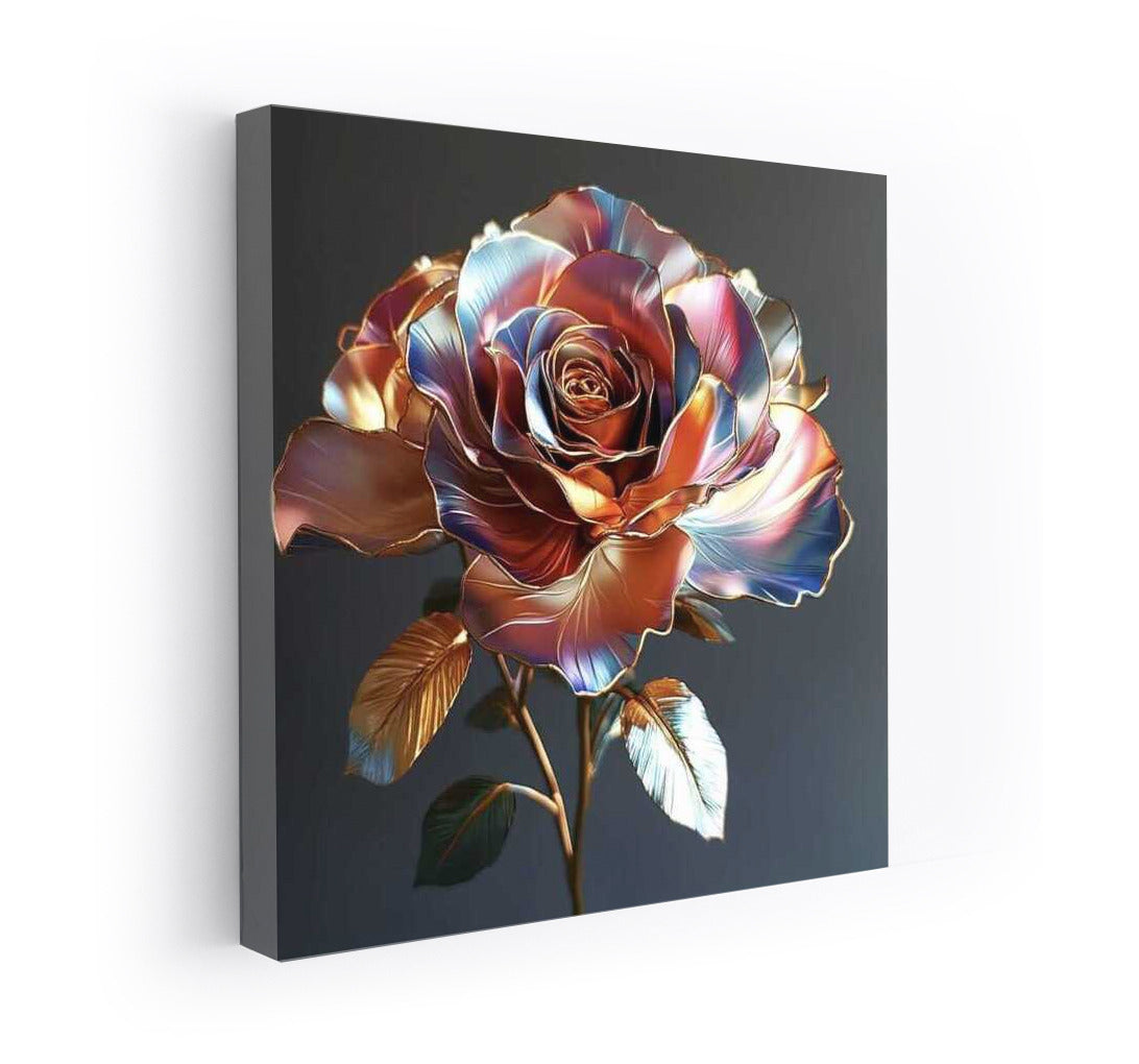 Fantastic Rainbow Rose Bouquet: Floral Symphony