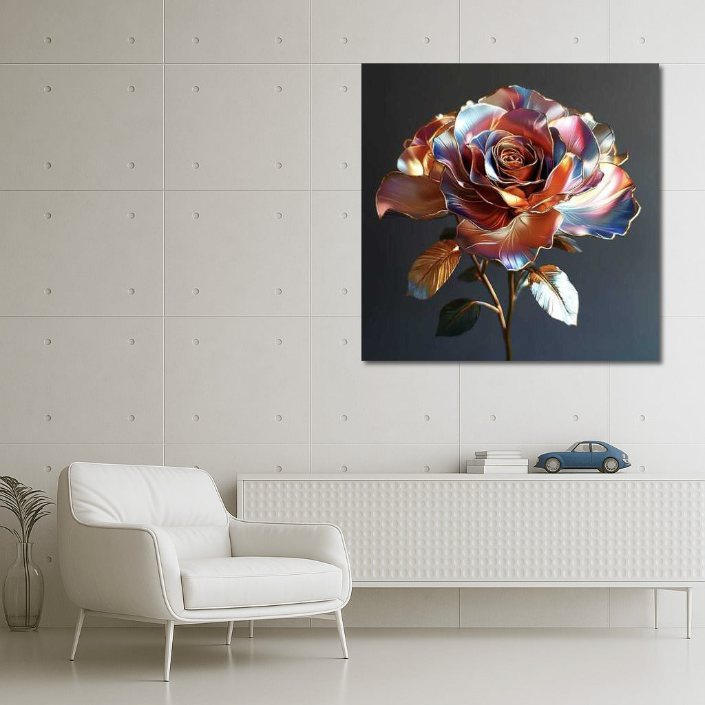 Fantastic Rainbow Rose Bouquet: Floral Symphony