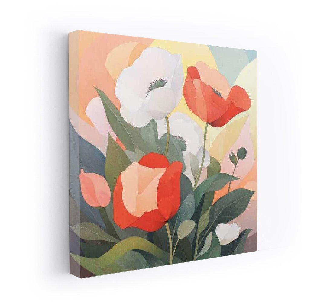 Bright Poppy Bouquet: Charm of Nature in the Interior