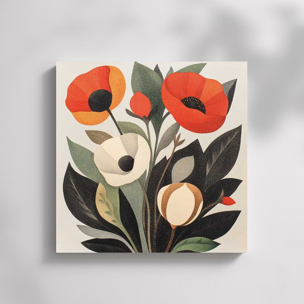 Shirley's Poppy Bouquet: Tenderness and Liveliness on Your Walls