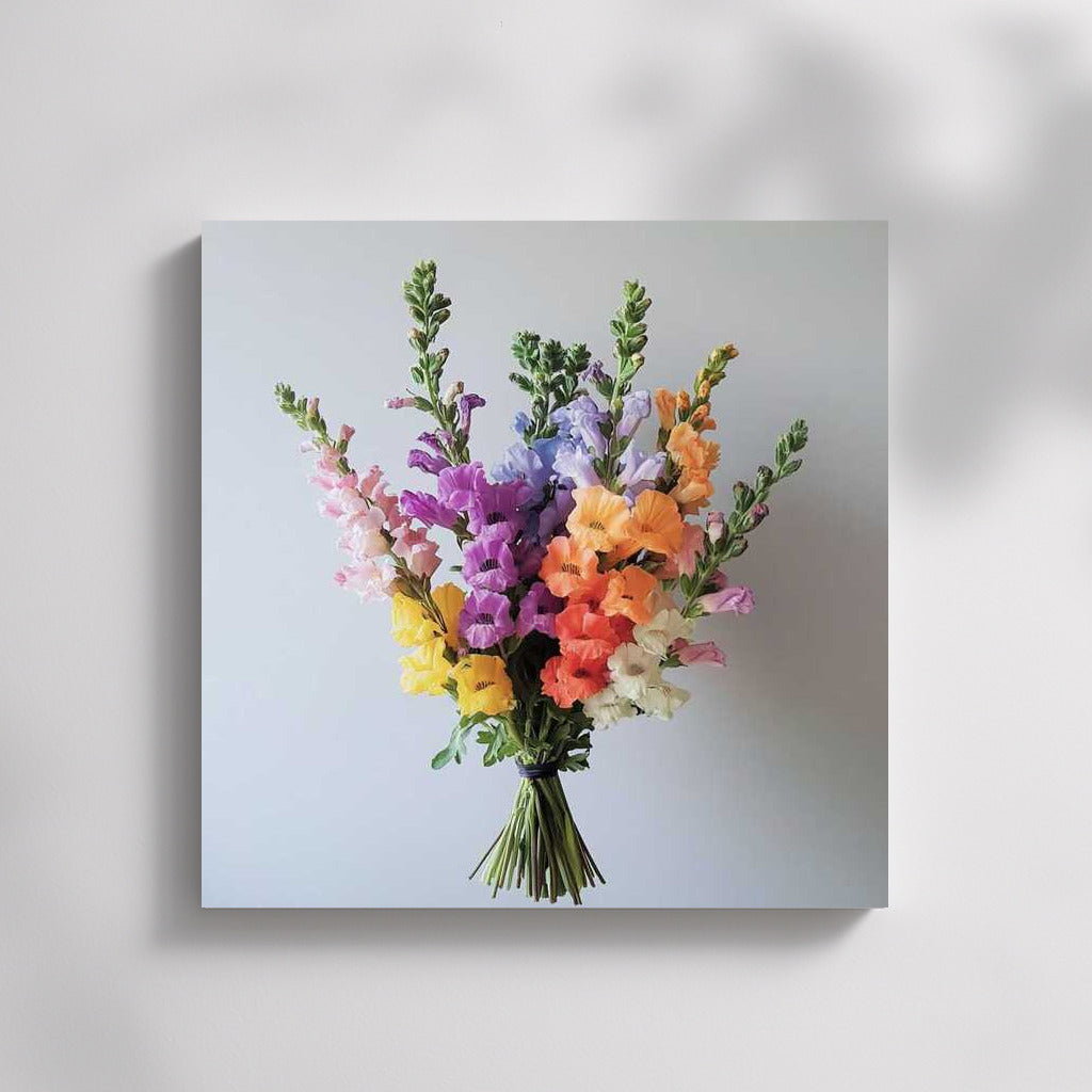 Bright Bouquet of Antirrhinum: Floral Rainbow for the Interior
