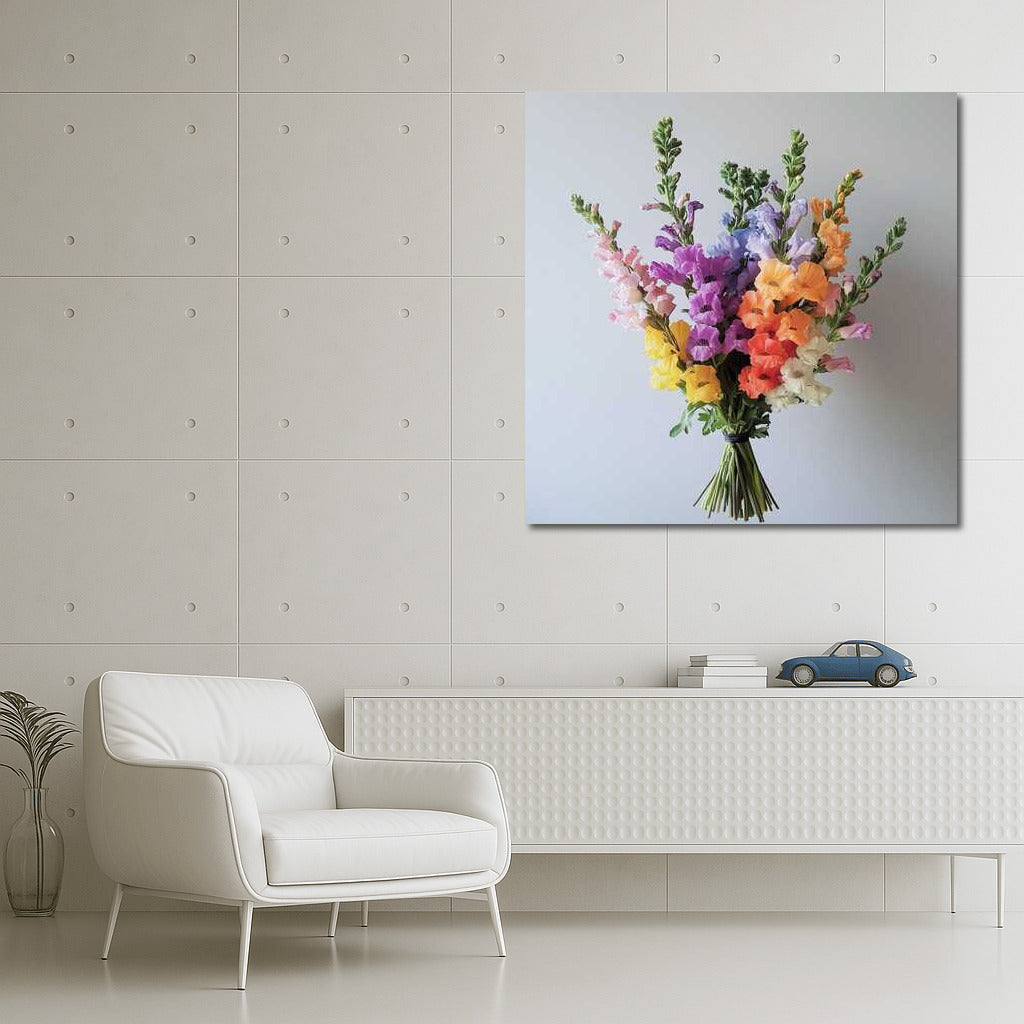 Bright Bouquet of Antirrhinum: Floral Rainbow for the Interior