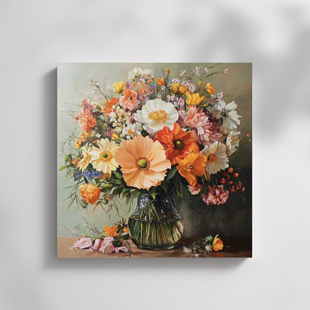 Delicate Anemones: Bouquet Painting 1