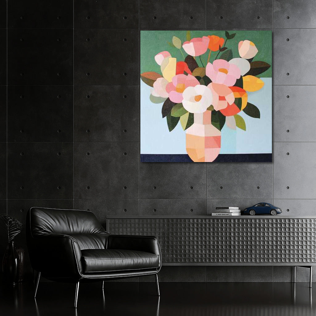 Bright Rose Bouquet: A Celebration of Colors and Shapes