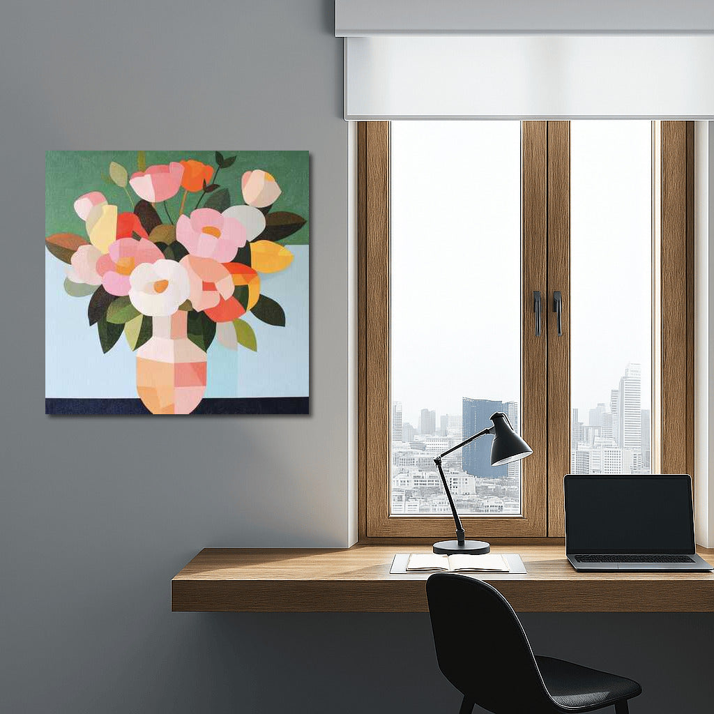 Bright Rose Bouquet: A Celebration of Colors and Shapes