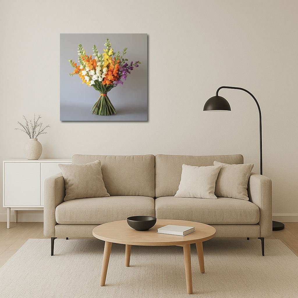 Blooming Lupine Bouquet: A Vibrant Explosion of Flowers for Your Interior