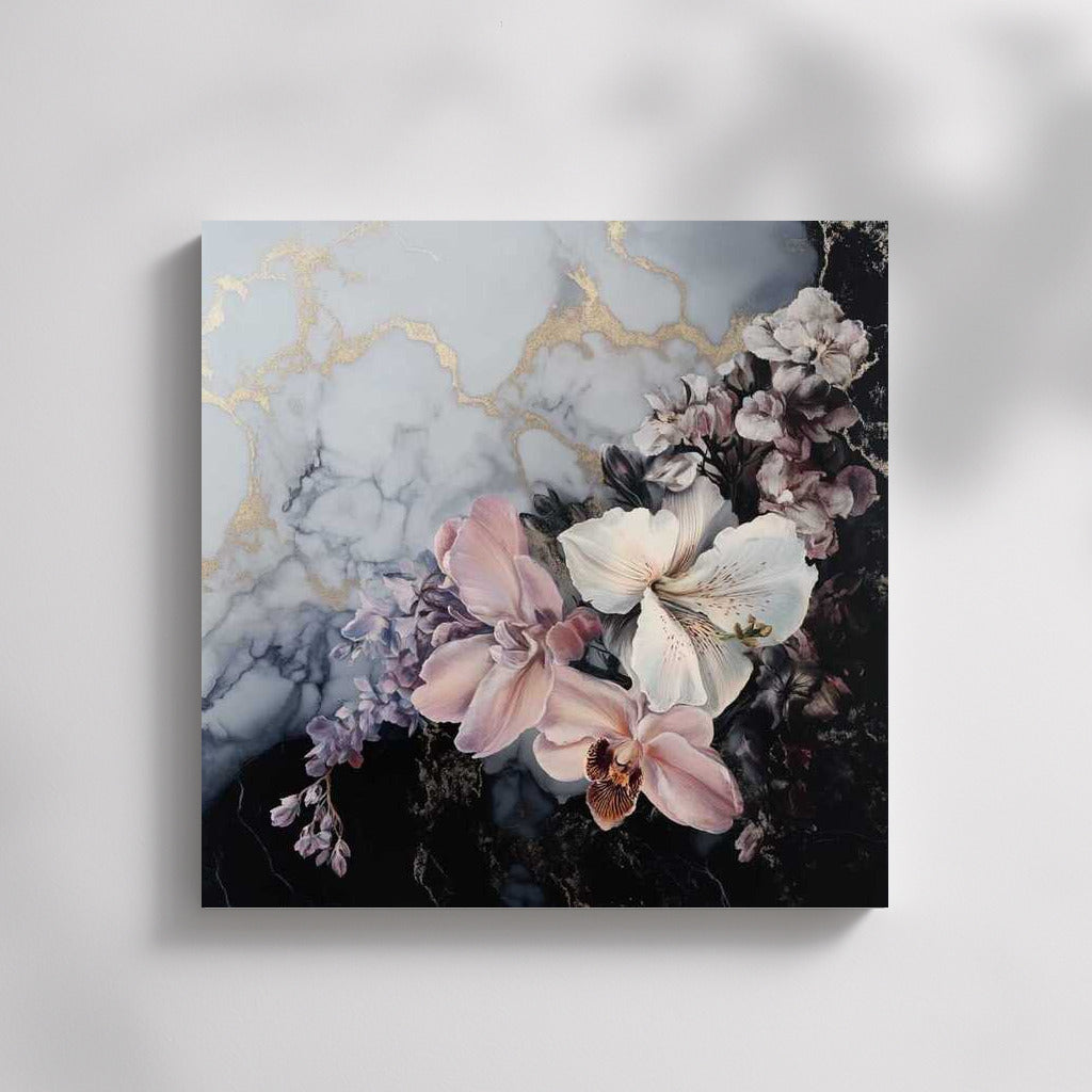 Elegant Flower Bouquet 2: Phalaenopsis Orchids and Alstroemerias for Interior