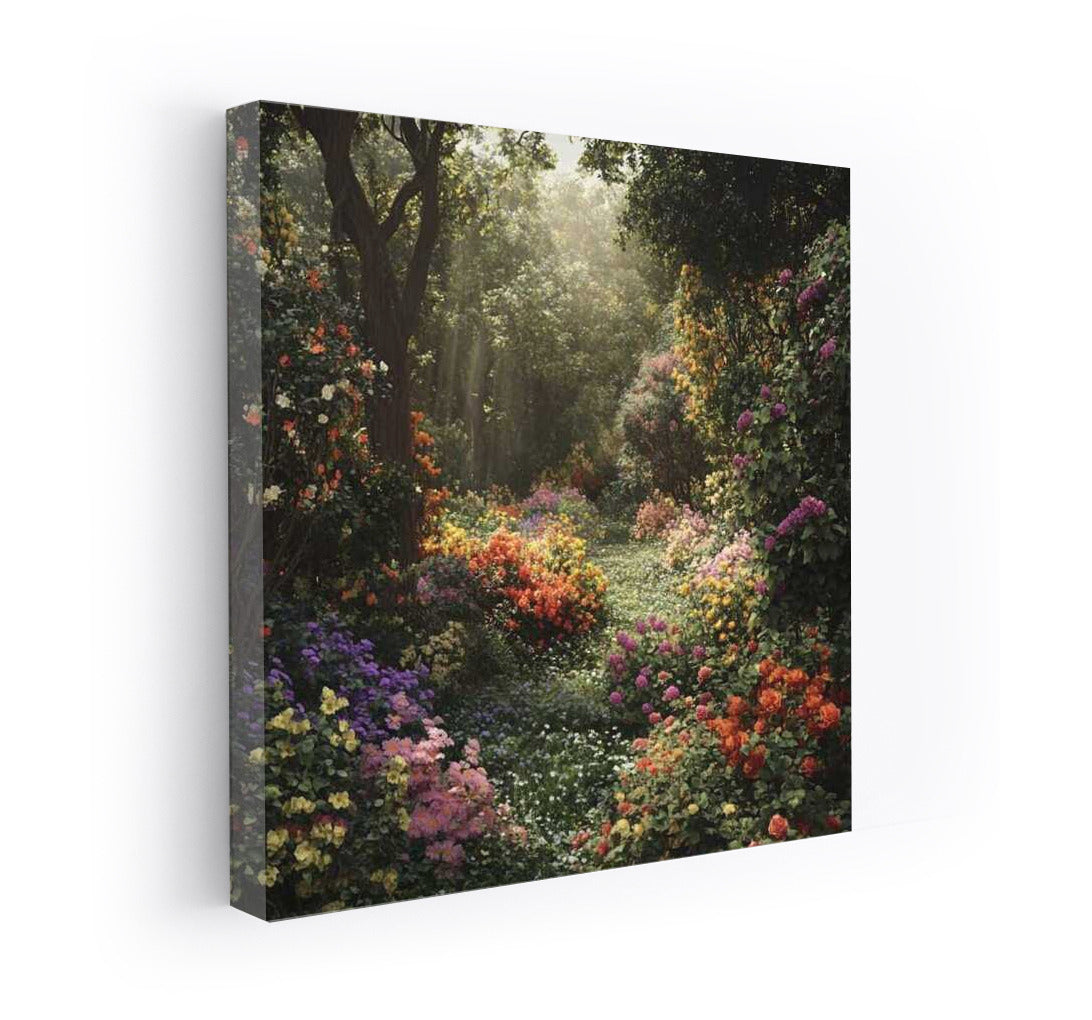 Floral Extravaganza: A Vibrant Garden of Roses and Hydrangeas