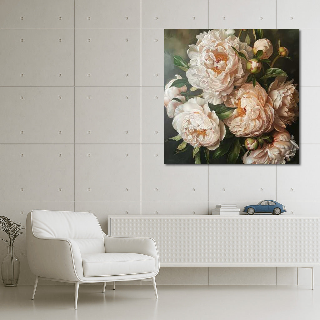 Bouquet of Peonies Sarah Bernhardt: Tenderness of Nature in Your Interior