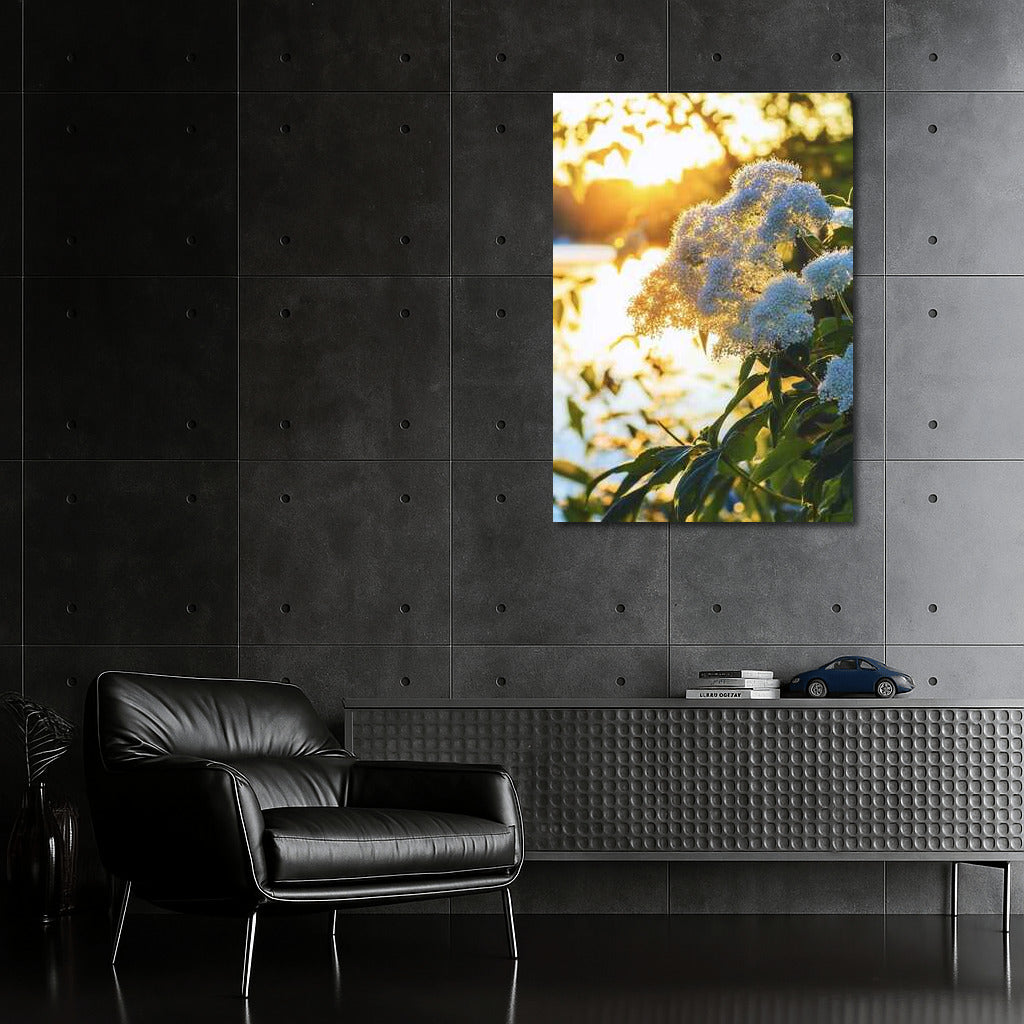 Summer Light: Blue and Yellow Flowers