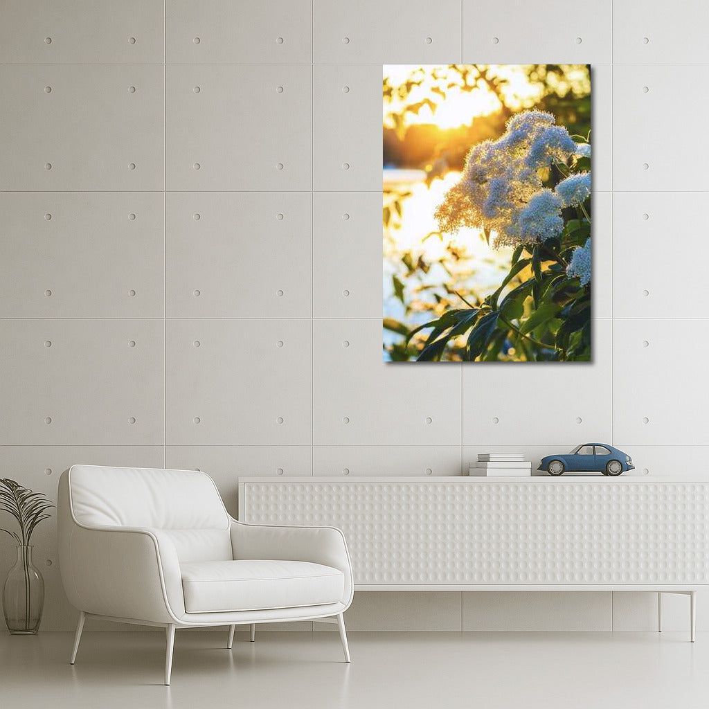 Summer Light: Blue and Yellow Flowers