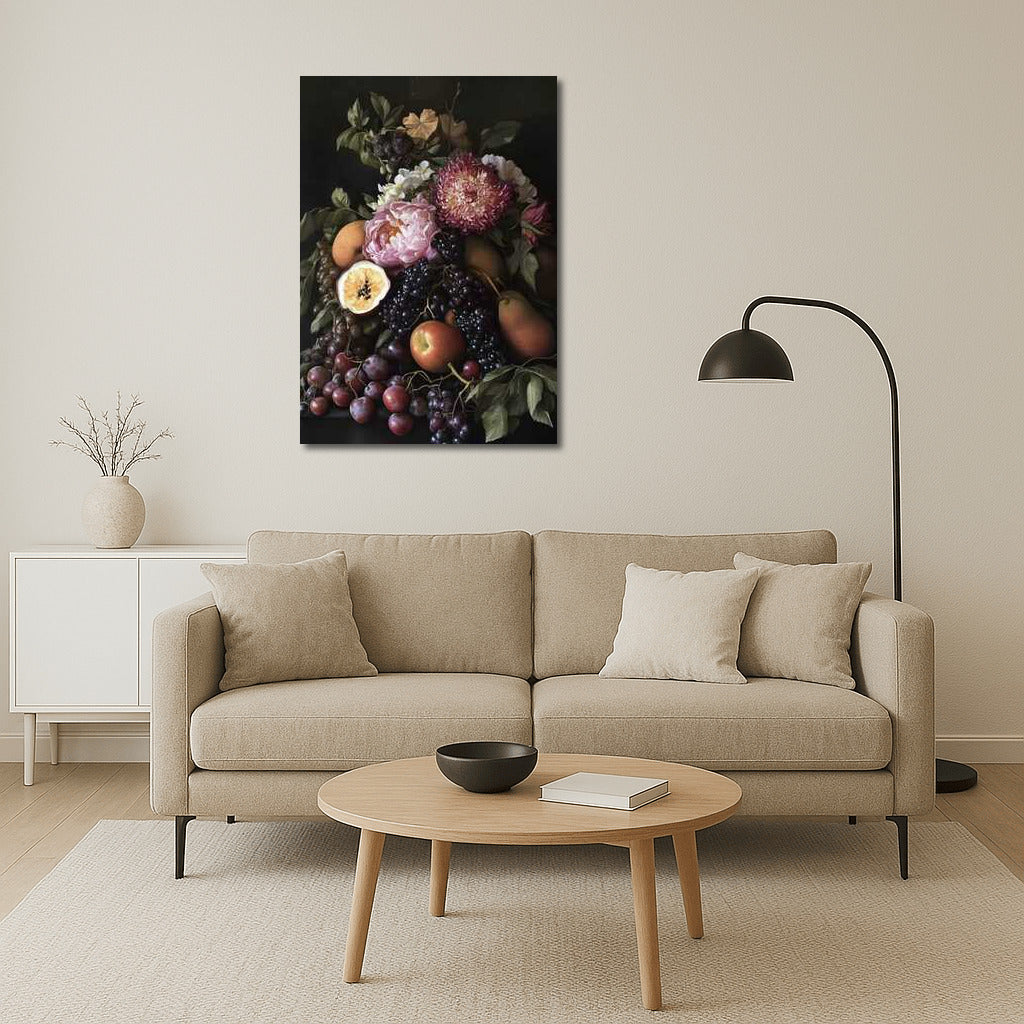 Peonies and Juicy Fruits: Floral Symphony