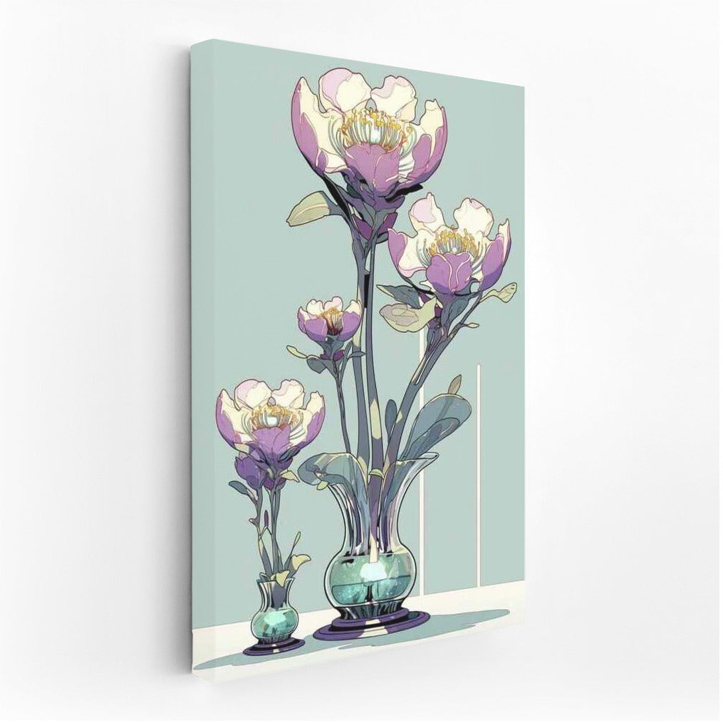 Magic of Peonies in a Futuristic Vase: Live Flowers for the Interior
