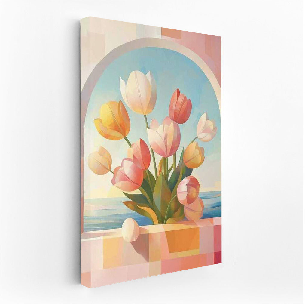 Flower Symphony: Red Darwin Tulips for Interior