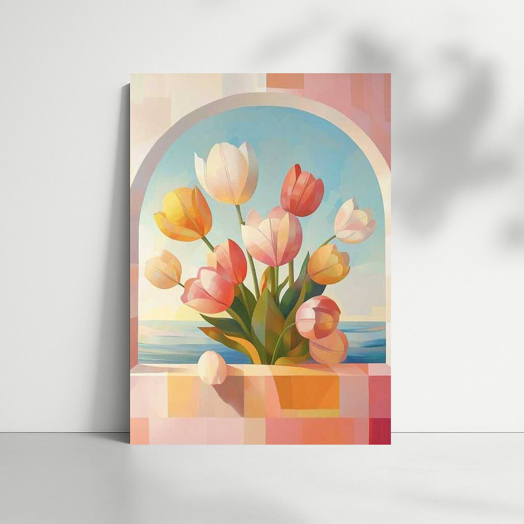 Flower Symphony: Red Darwin Tulips for Interior