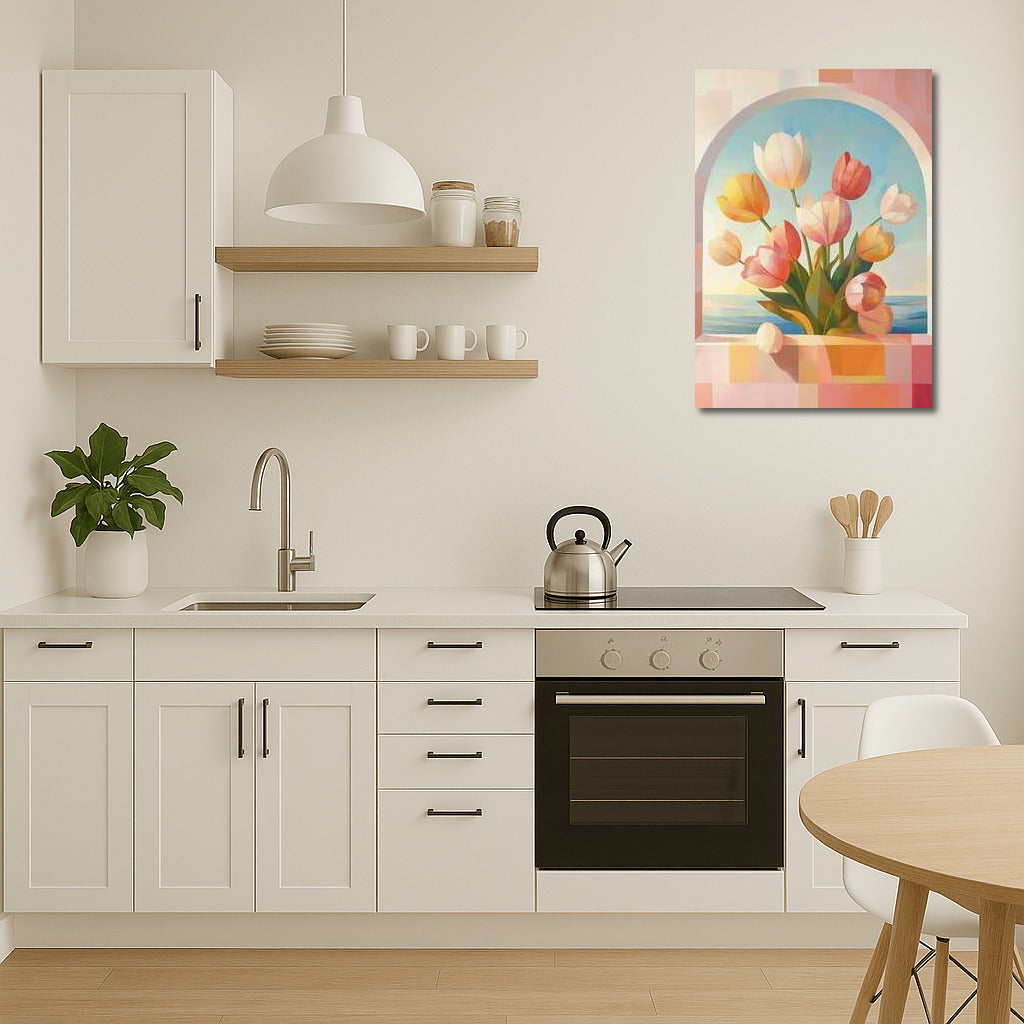 Flower Symphony: Red Darwin Tulips for Interior