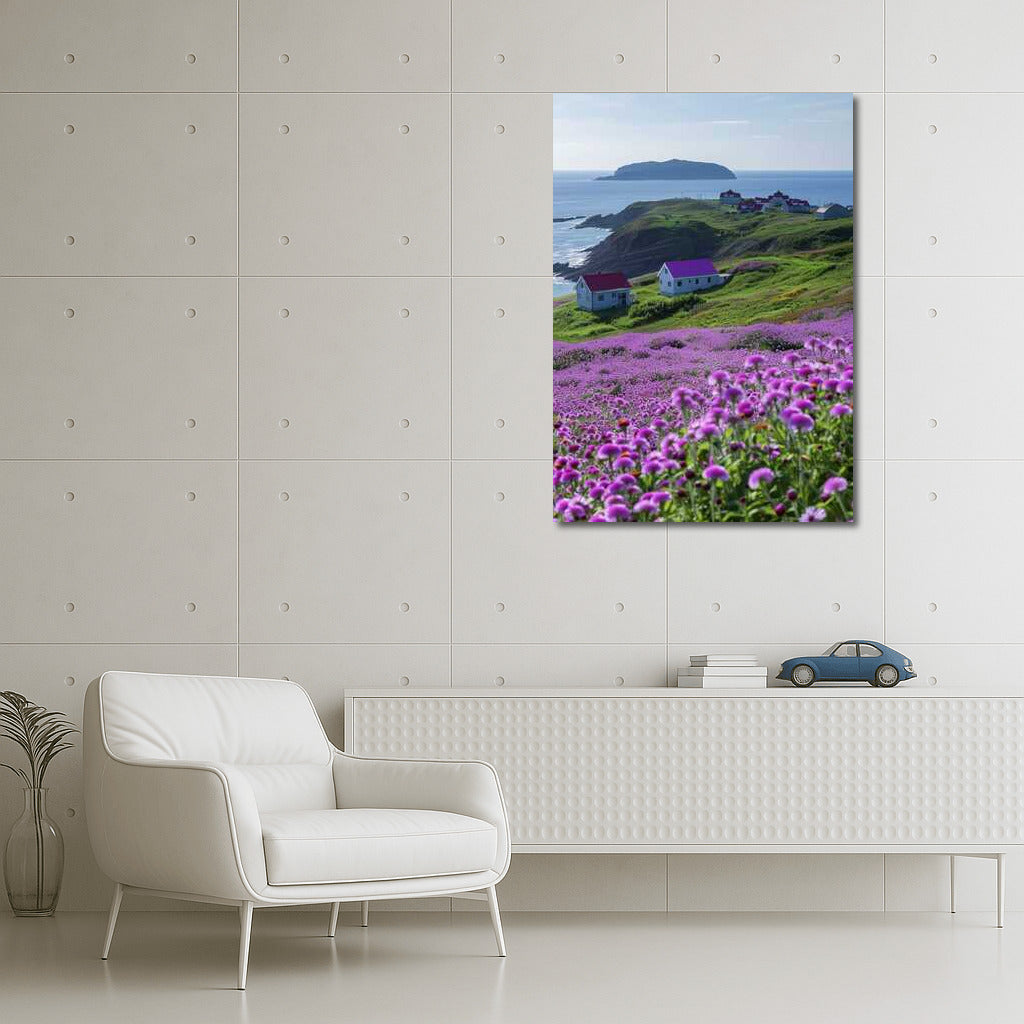 Purple Aster Field: Floral Splendor