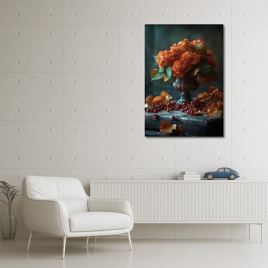 Bright Autumn Hydrangeas: Flower World for Your Interior