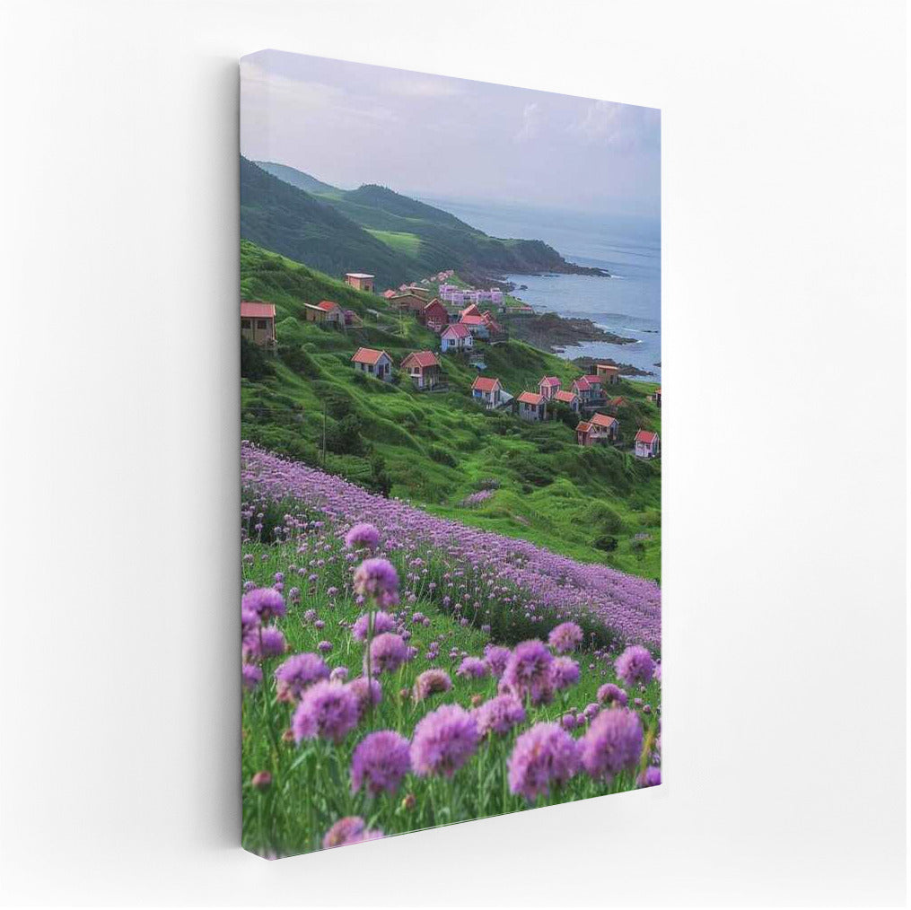 Enchanting Allium: Purple Flower Field