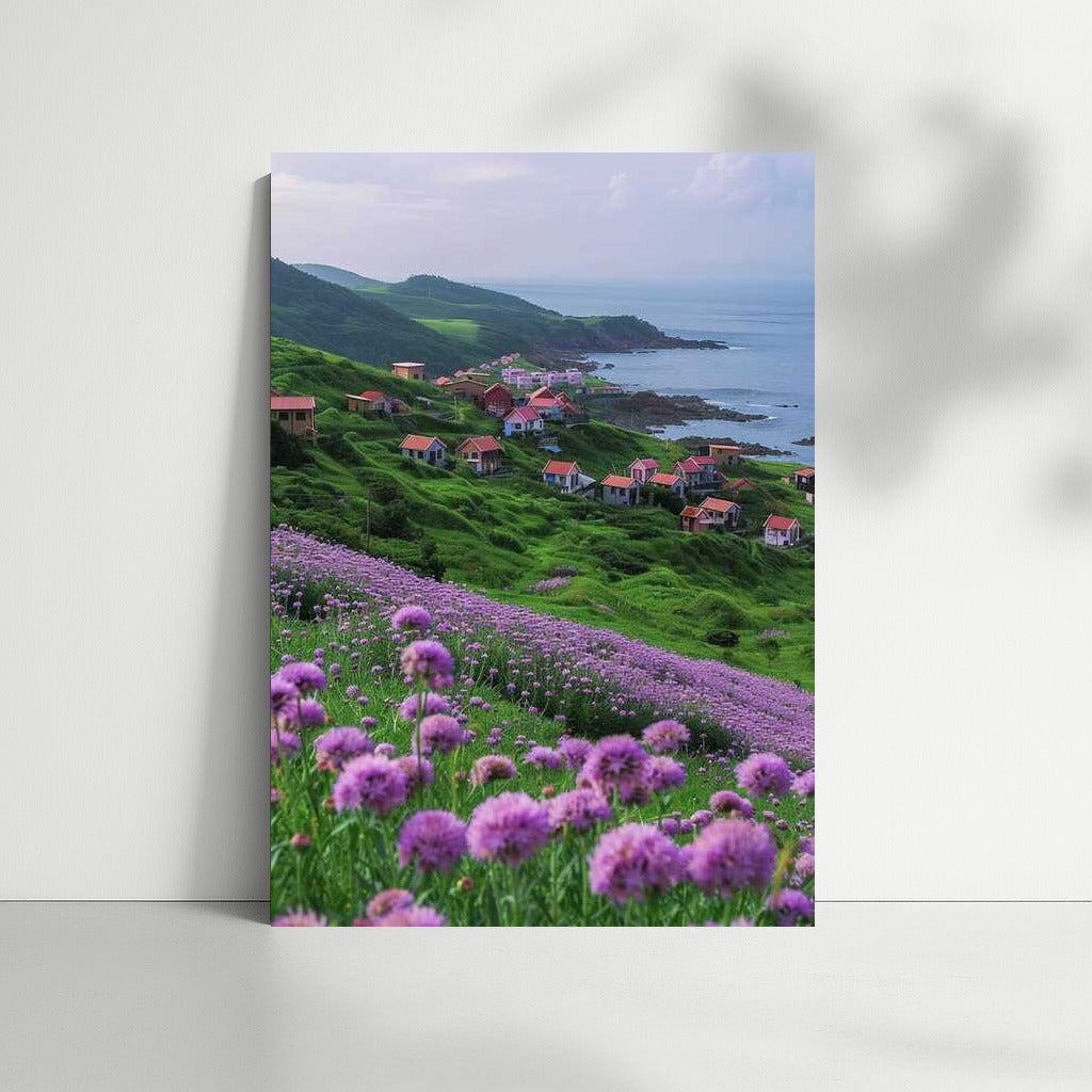 Enchanting Allium: Purple Flower Field