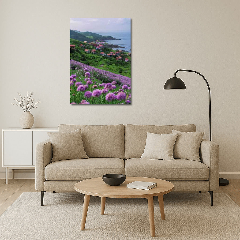 Enchanting Allium: Purple Flower Field