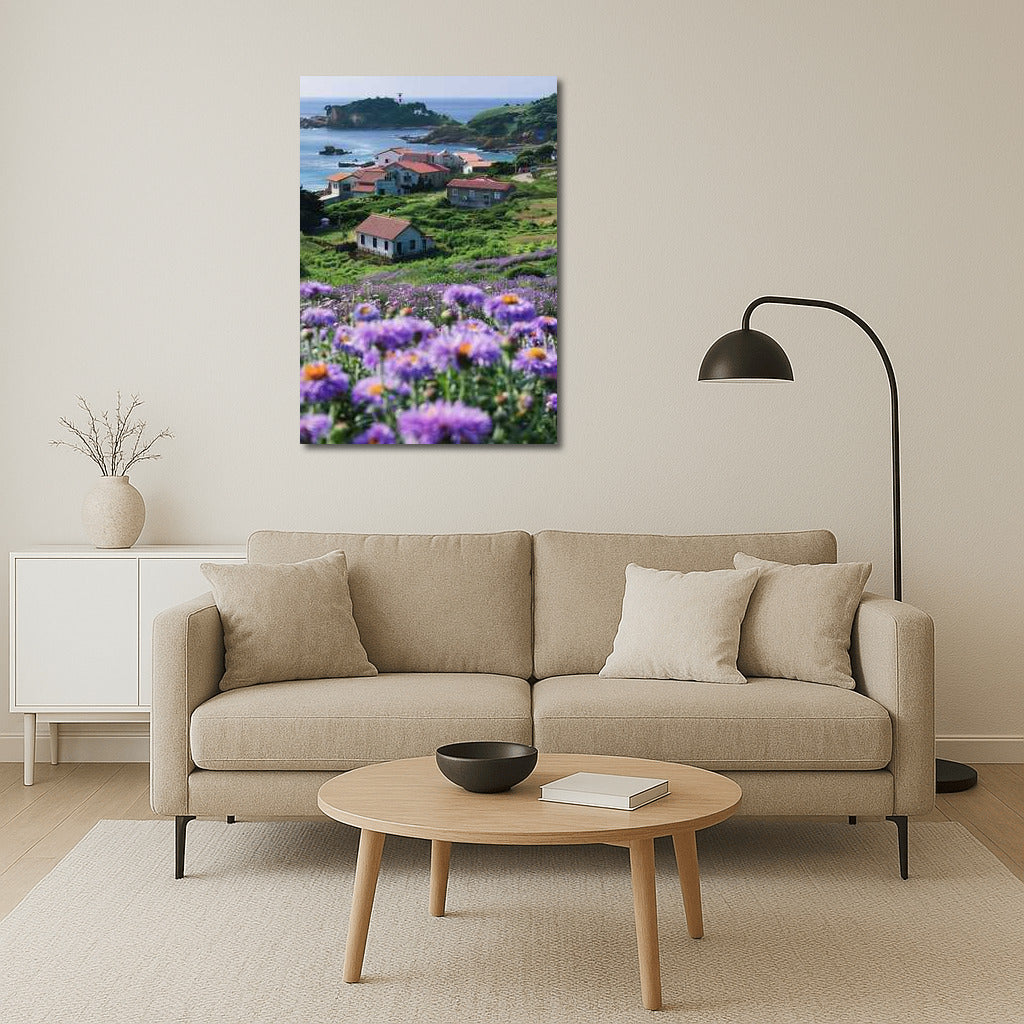 Asters in a Purple Field: Floral Inspiration