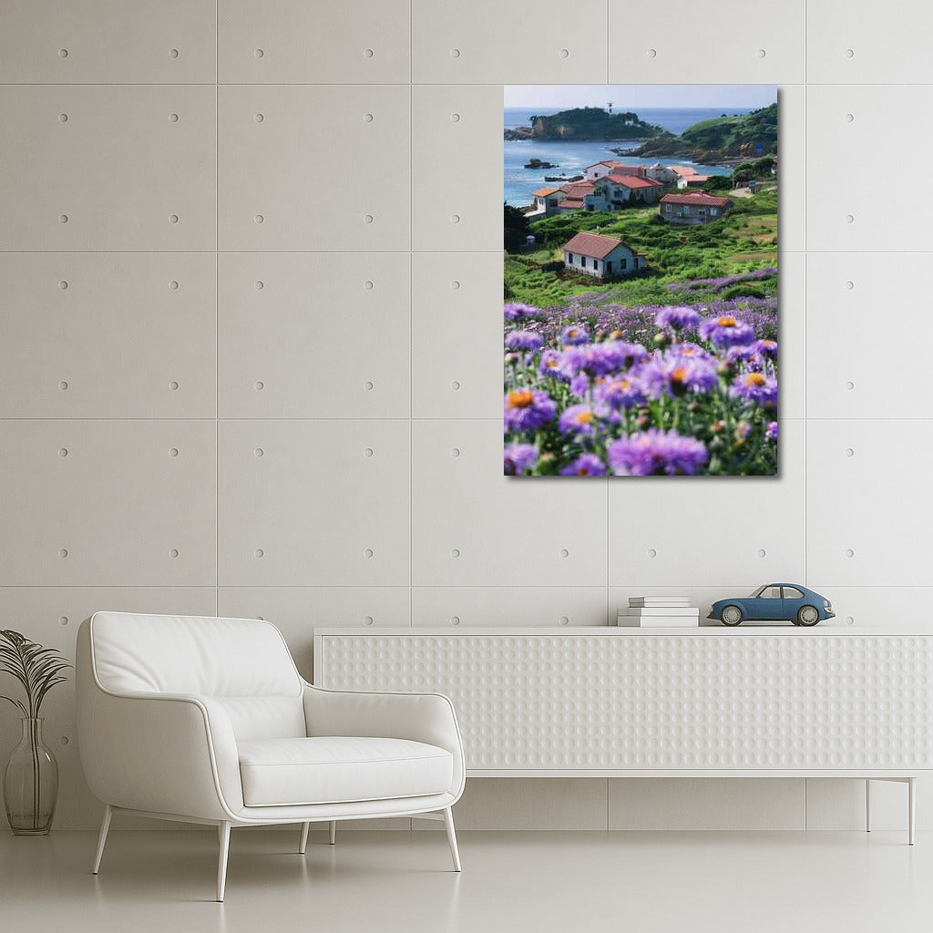 Asters in a Purple Field: Floral Inspiration