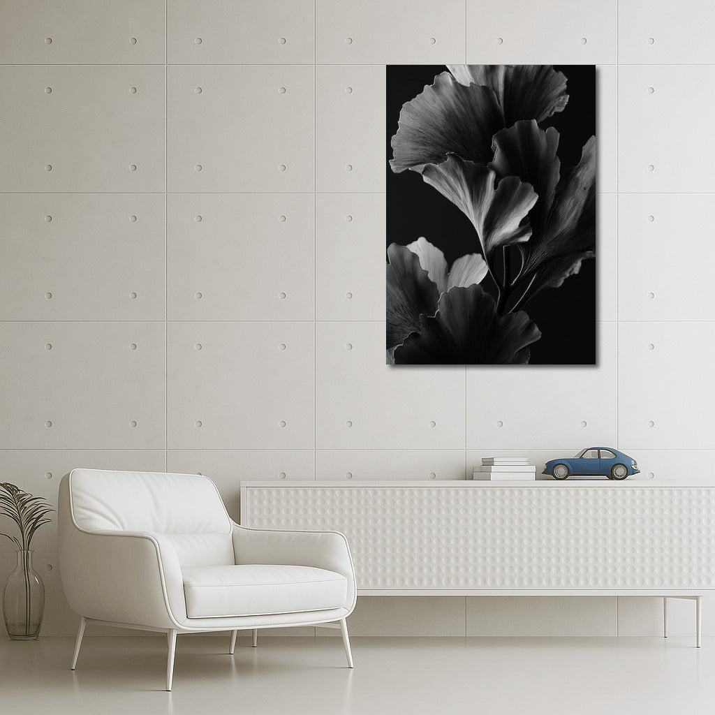 Floral Elegy: Ginkgo Leaves for Interior