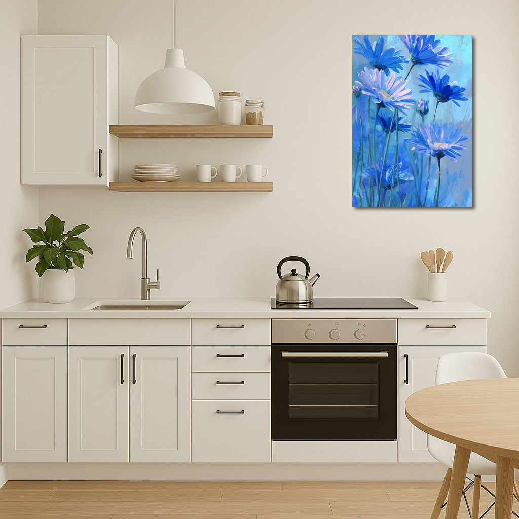 Blue Daisies: Freshness and Vivacity for Your Interior