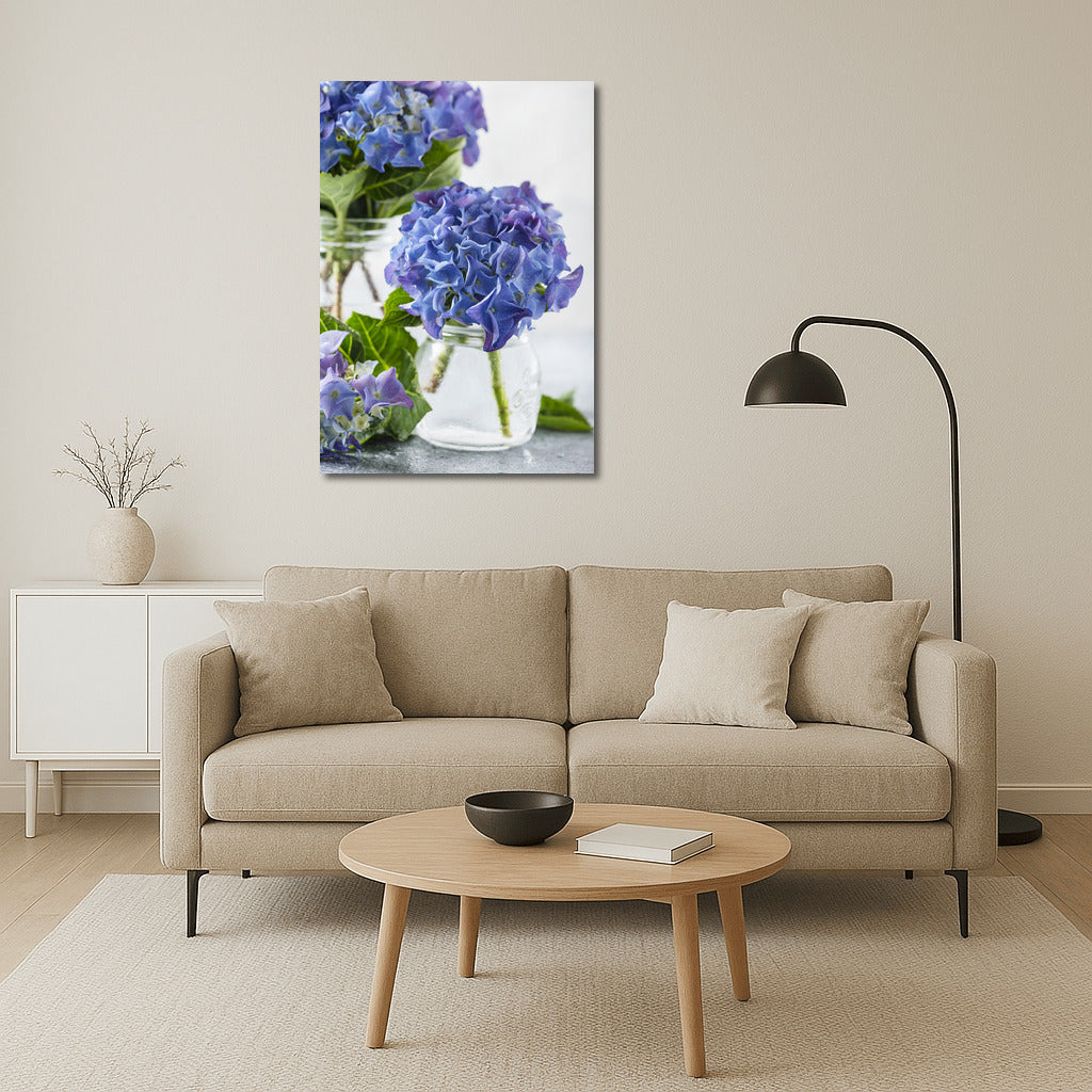 Blue Hydrangeas: Delicate Flowers for the Interior