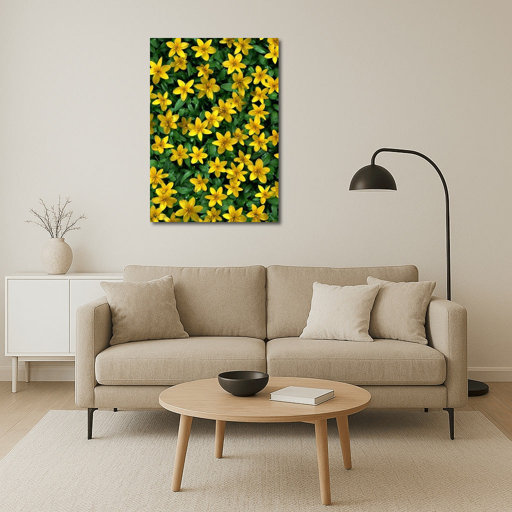 Sunny Daylilies: Bright Yellow Flowers for the Interior