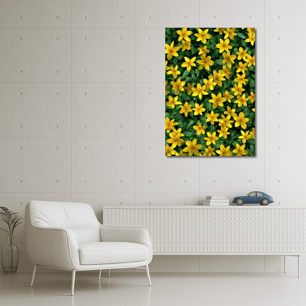 Sunny Daylilies: Bright Yellow Flowers for the Interior