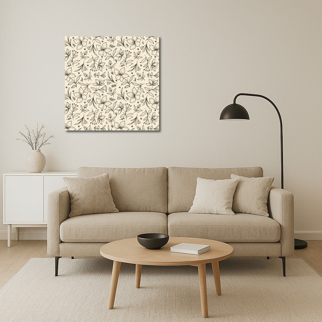 Elegant White Lilies: Floral Harmony for the Interior