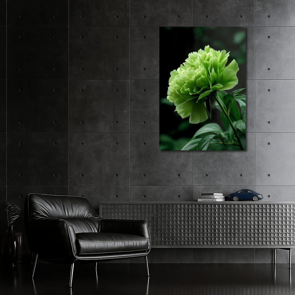 Freshness and Harmony: Green Flower