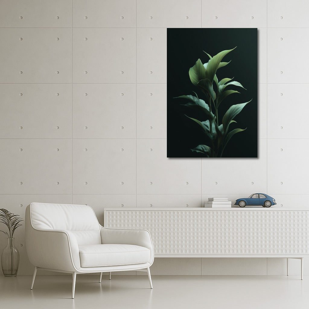 Garden Freshness: Green Foliage and Hydrangea Flowers for Interiors